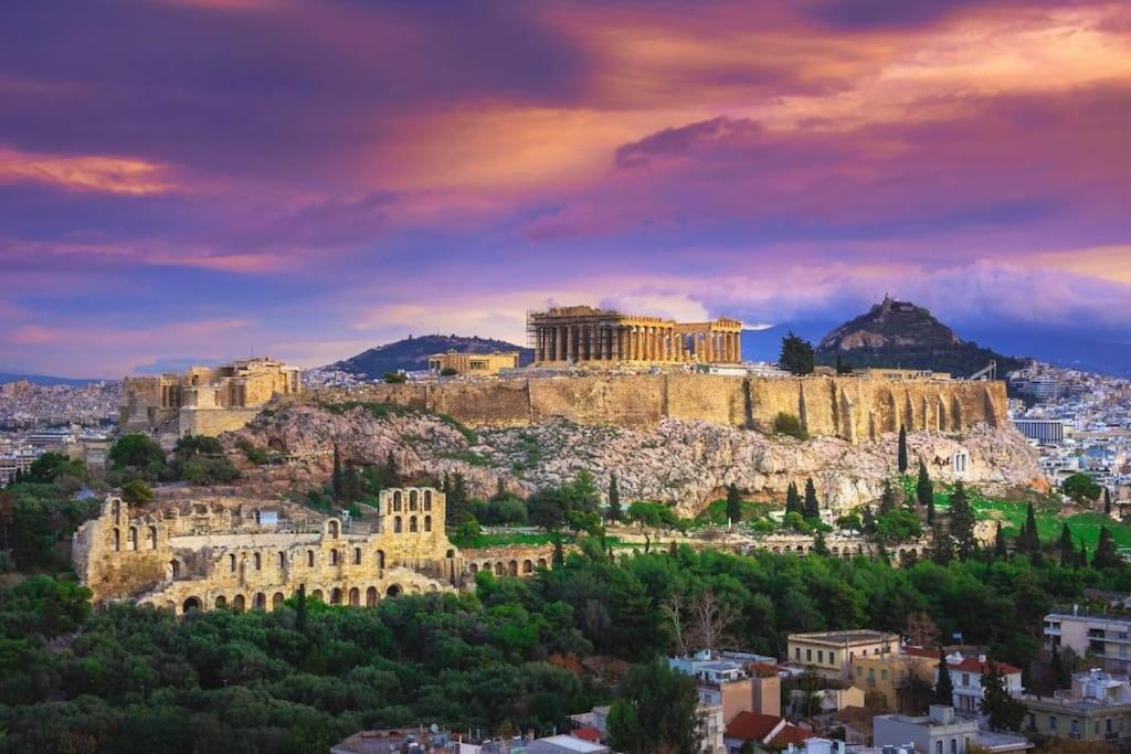 Spacious Beauty In Athens, 55M2, Metro 7' Exteriér fotografie